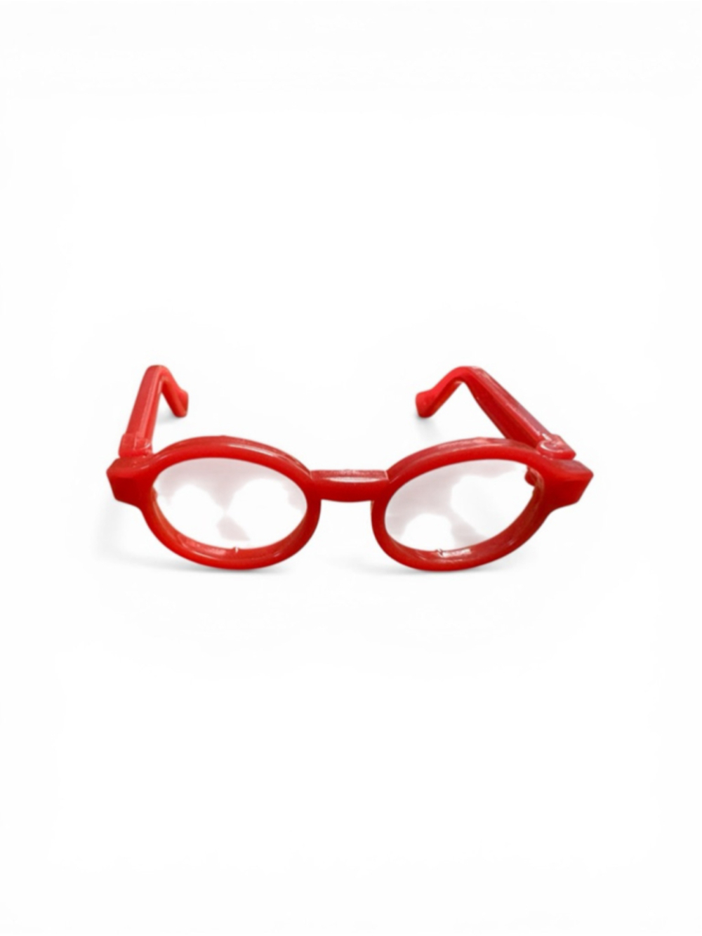 Labubu sized Red Frame Glasses - Brand New